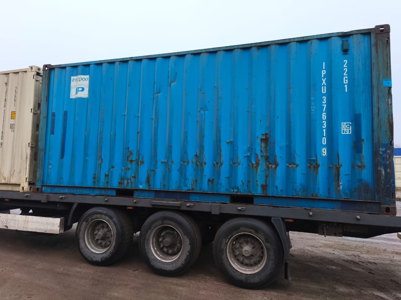 Морской контейнер 20 футов DV IPXU 109 — изображение 3