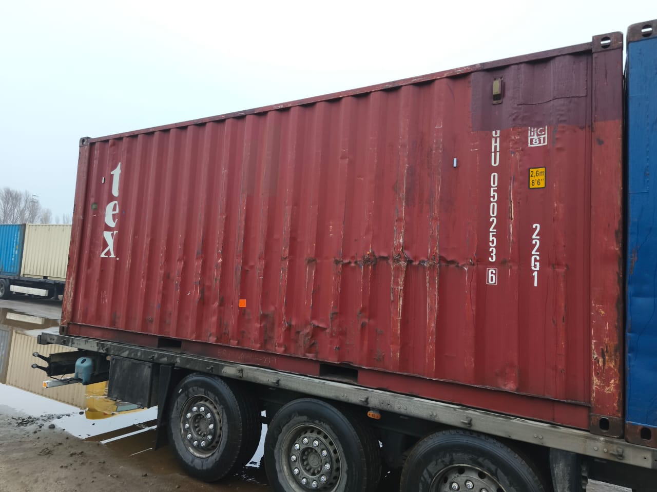 Морской контейнер 20 футов DV TGHU 536 — изображение 3