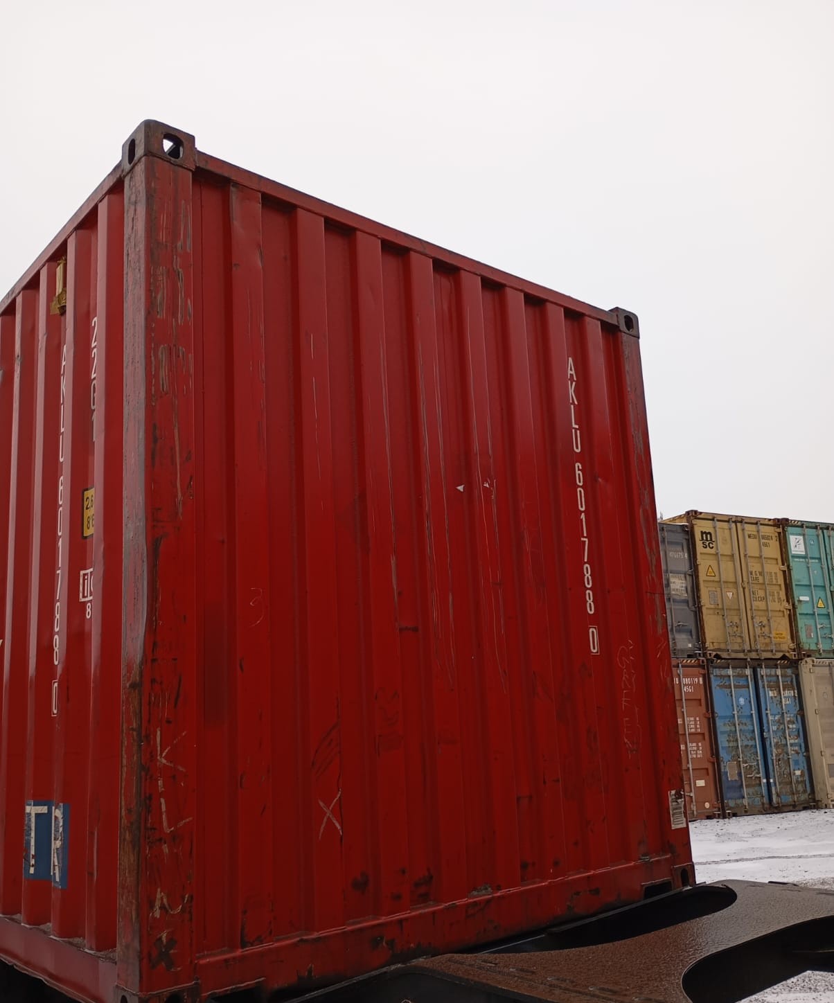 D Морской контейнер 20 футов DV AKLU 880 — изображение 5