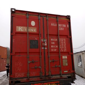 D Морской контейнер 20 футов DV AKLU 880