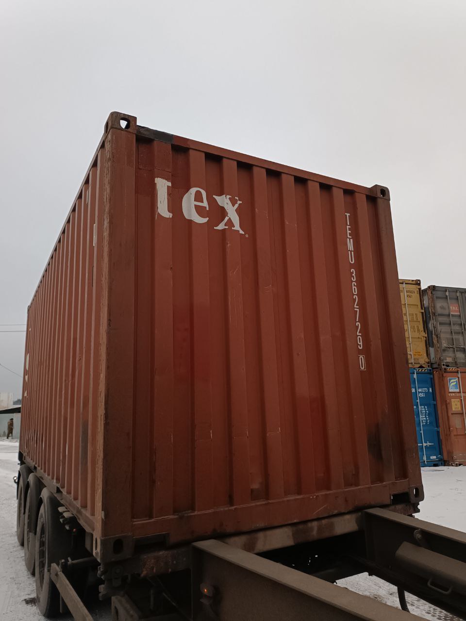 D Морской контейнер 20 футов DV TEMU 290 — изображение 10