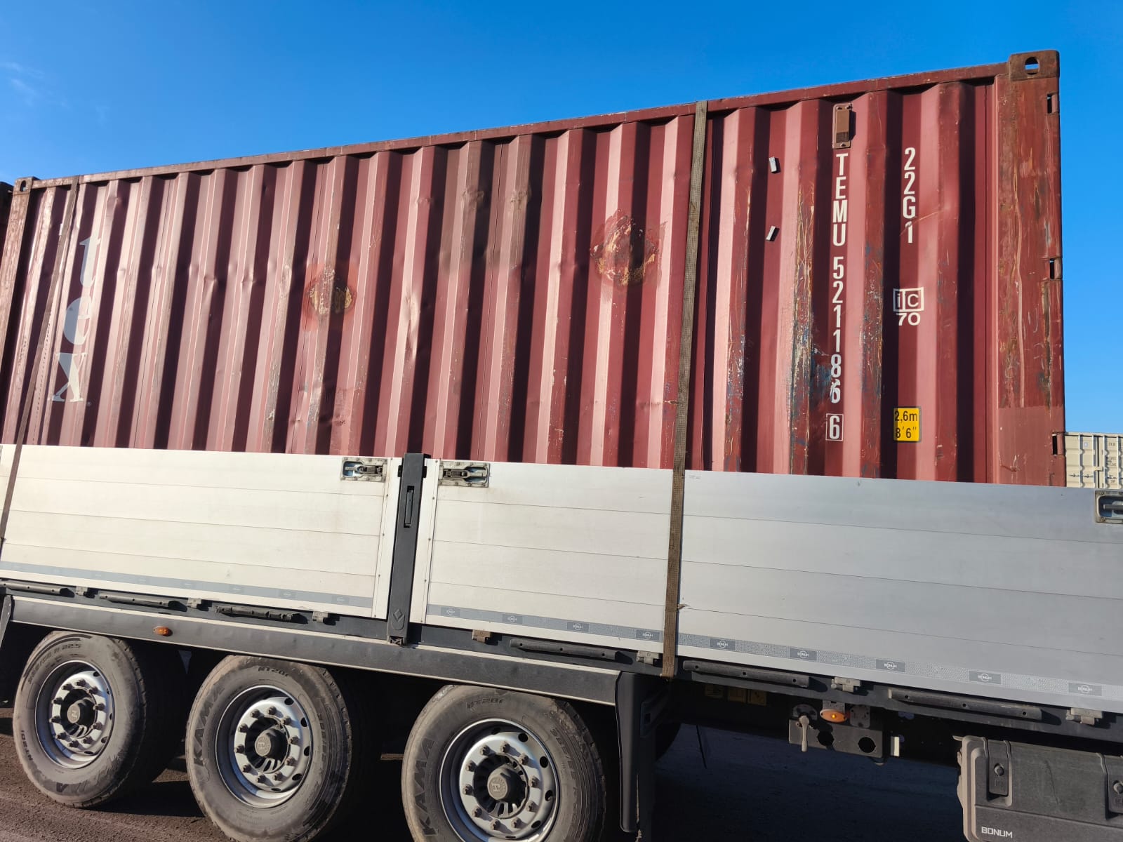 Морской контейнер 20 футов DV TEMU 866 — изображение 4