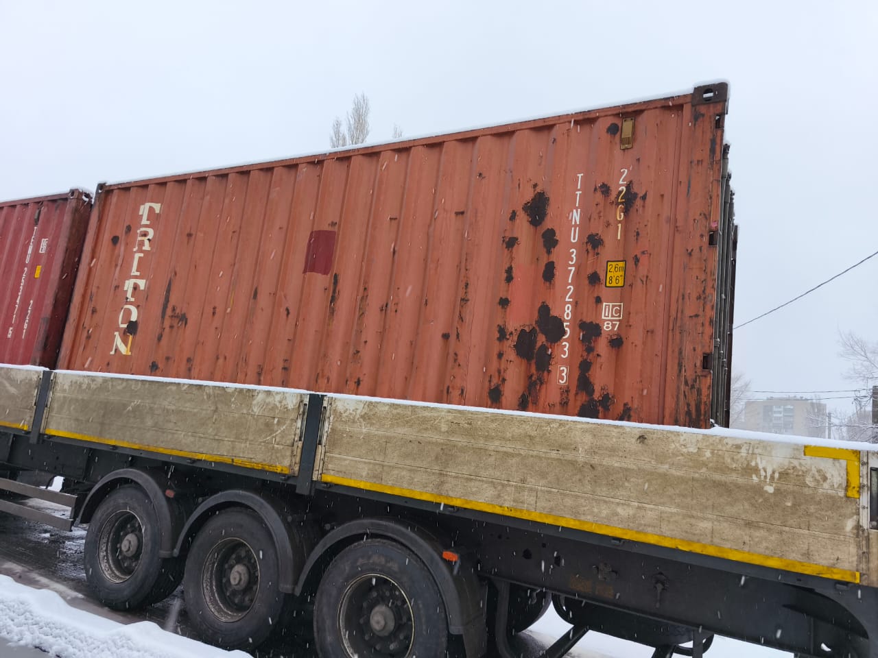 Морской контейнер 20 футов DV TTNU 533 — изображение 4