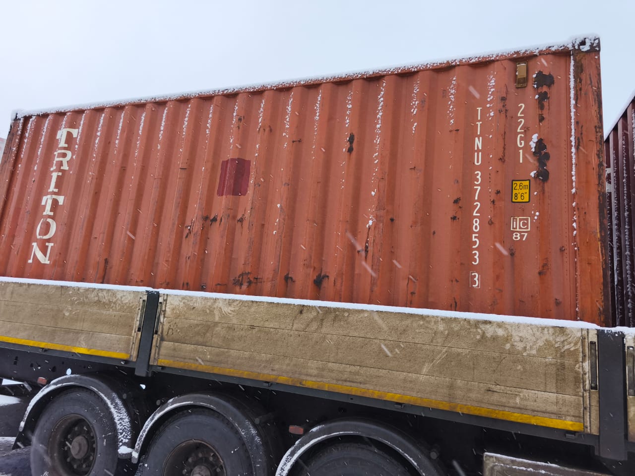 Морской контейнер 20 футов DV TTNU 533 — изображение 5