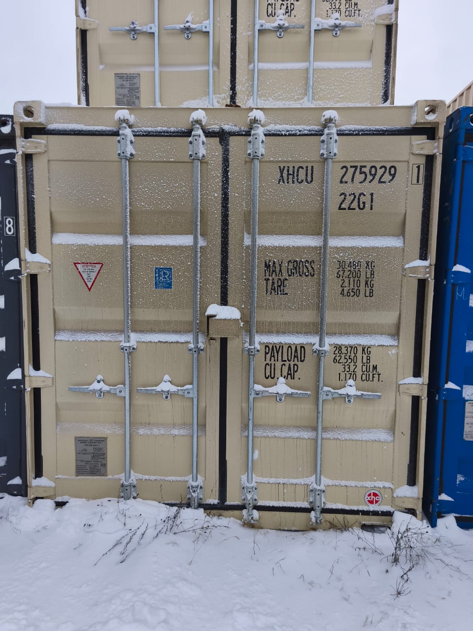 Морской контейнер 20 футов DV XHCU 291 новый