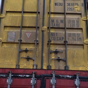 Морской контейнер 20 футов  DV WEDU 798