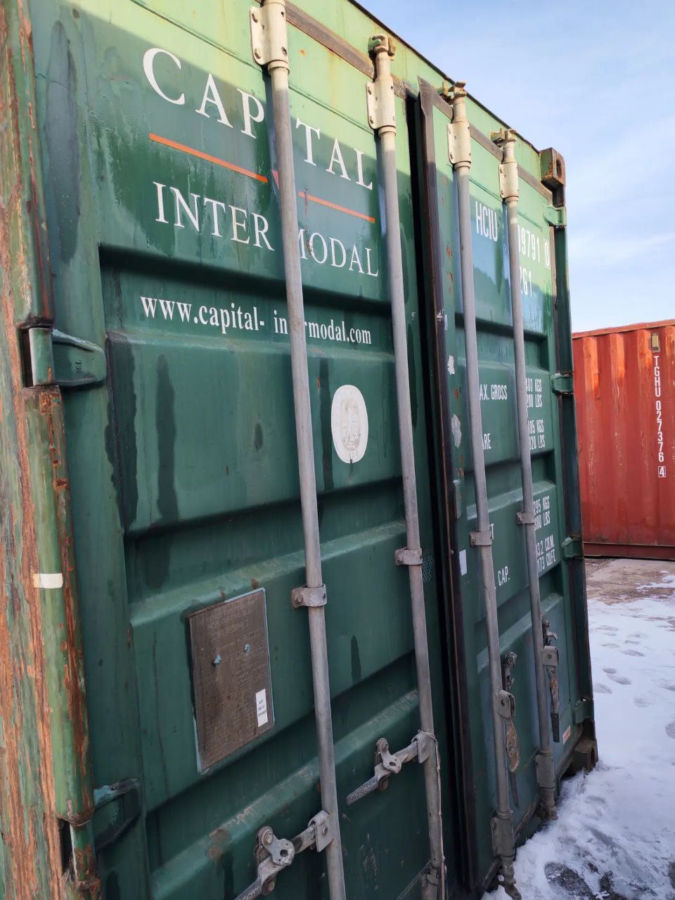 Морской контейнер 20 футов DV HCIU 910